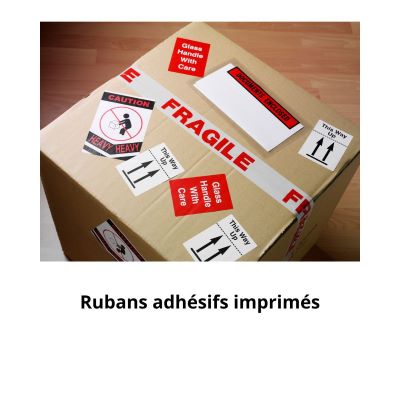 Rubans adhésifs imprimés